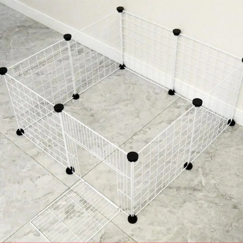 Portable Pet Playpen Heavy Duty Foldable Dog Exercise Fence With Door For Cat Puppy Rabbits Portable Suit Outdoor Indoor