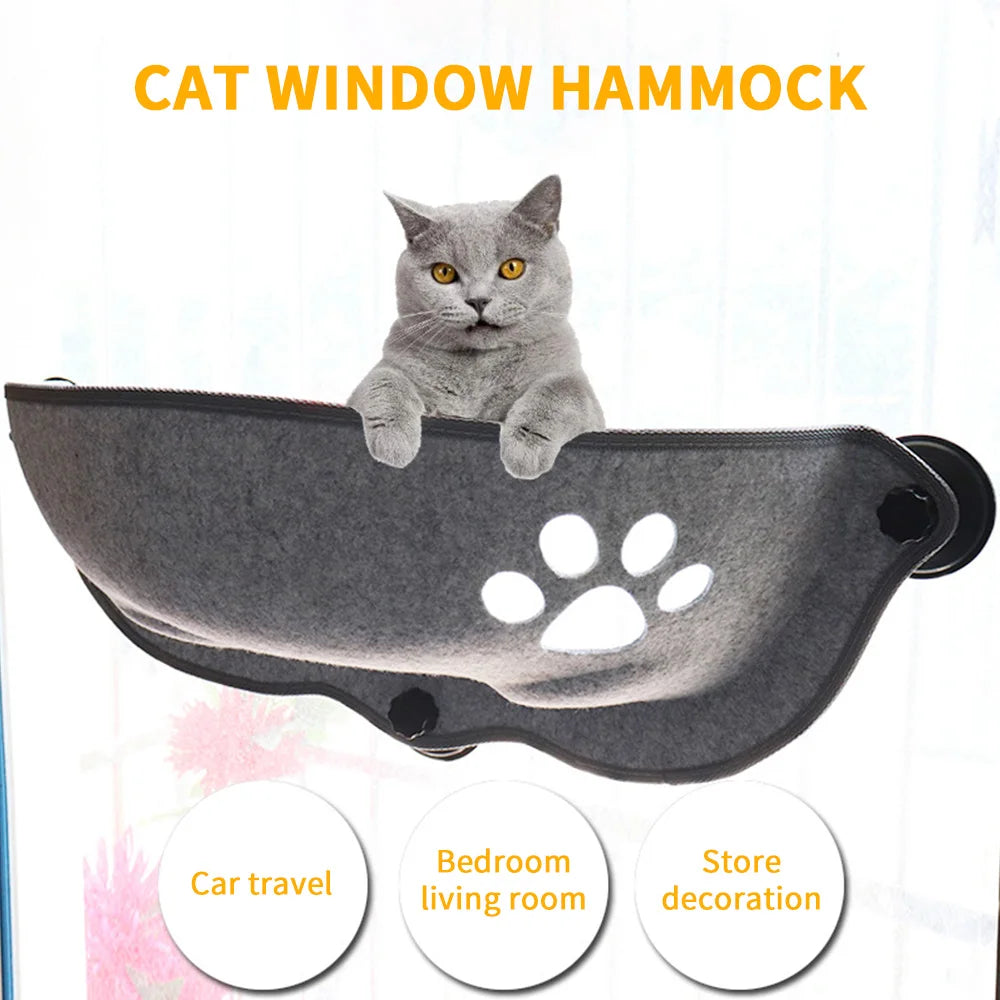 Cat Window Hammock With Strong Suction Cups