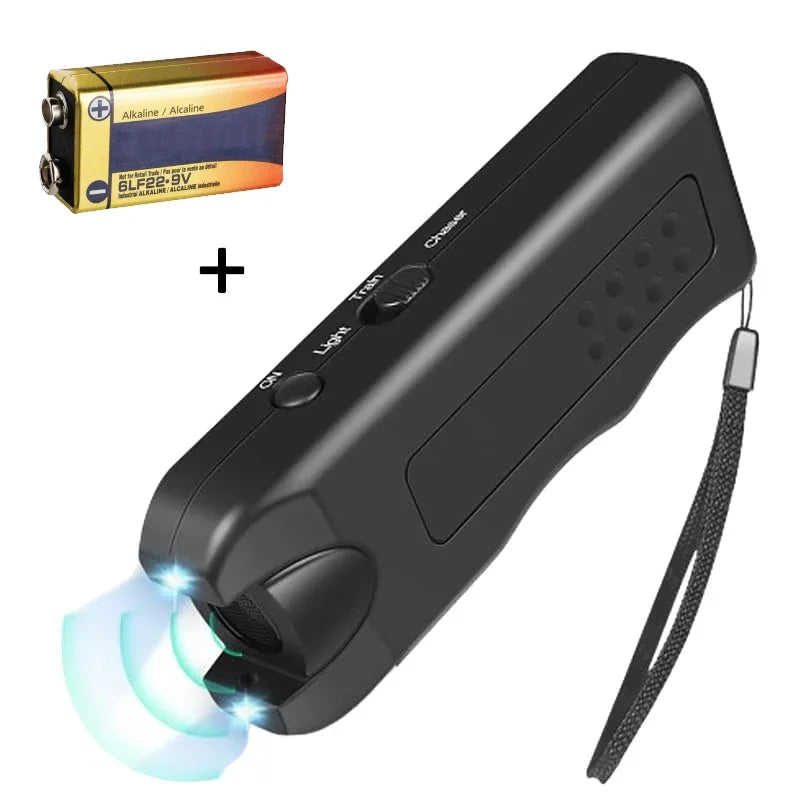 Dog Repeller Portable Ultrasonic Deterrent Handheld Anti-barking 3in1 Dog Training Device Repel Animals Pet Dog Trainer Supplies