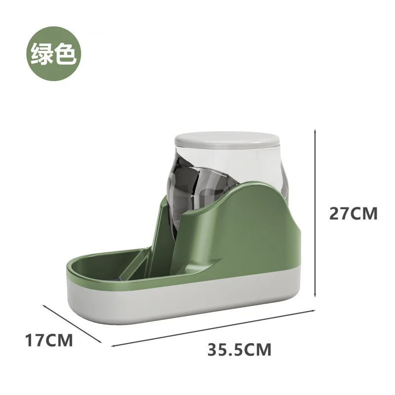 FurEase All-in-One Feeder & Fountain - 6L Smart Dispenser with Voice Alert & Moonlight Mode, IPX6 Waterproof for Cats/Dogs