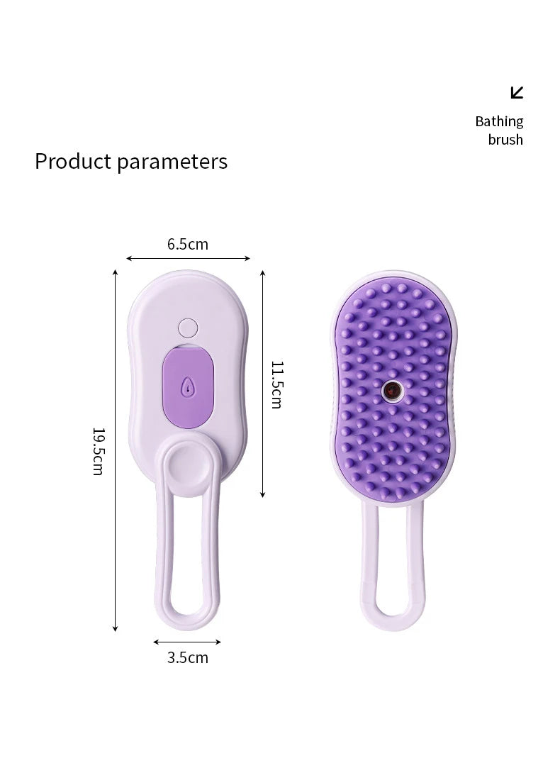 3 in 1 Electric Spray Massage Brush