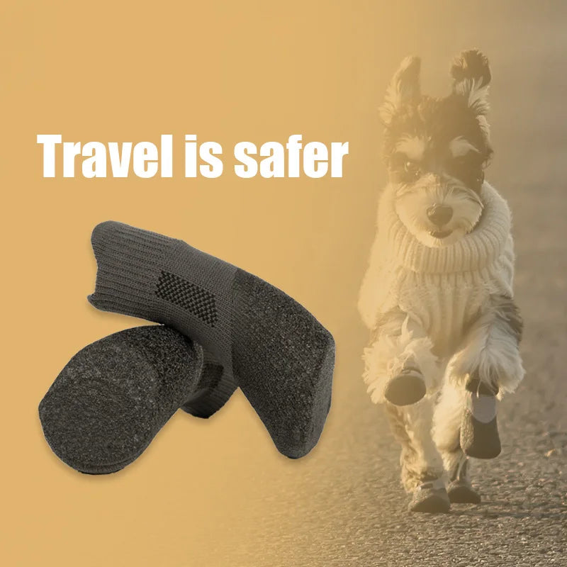 Winter Paw Protection Boots for Active Pets