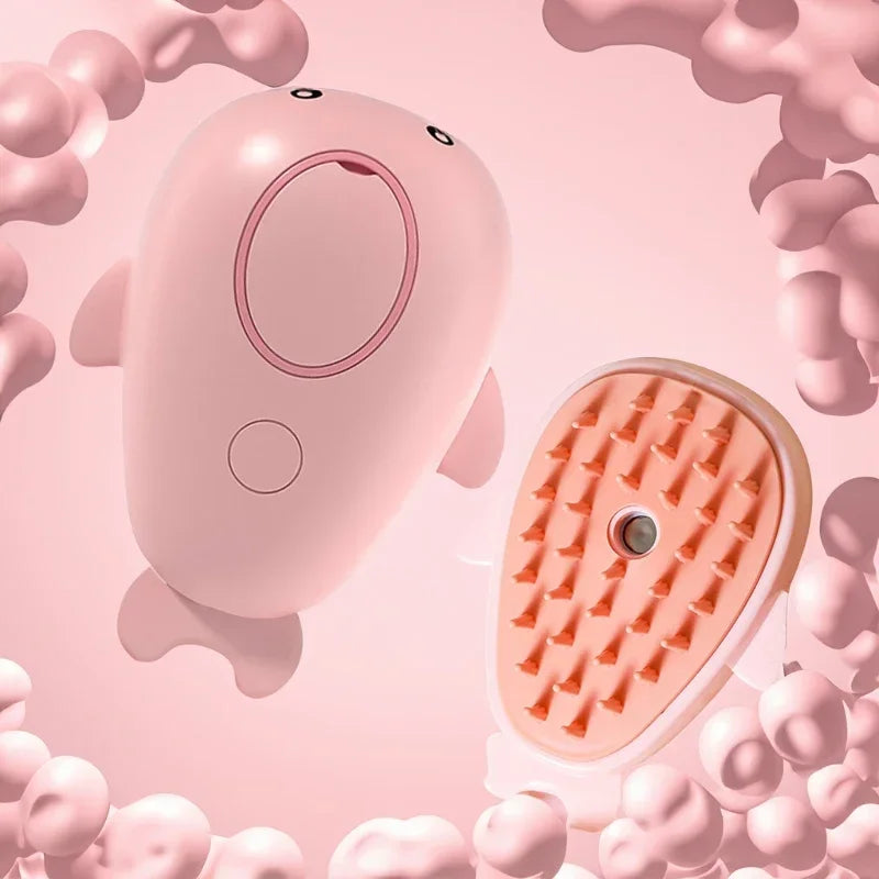 Little Whale Massage Brush with Steam Function