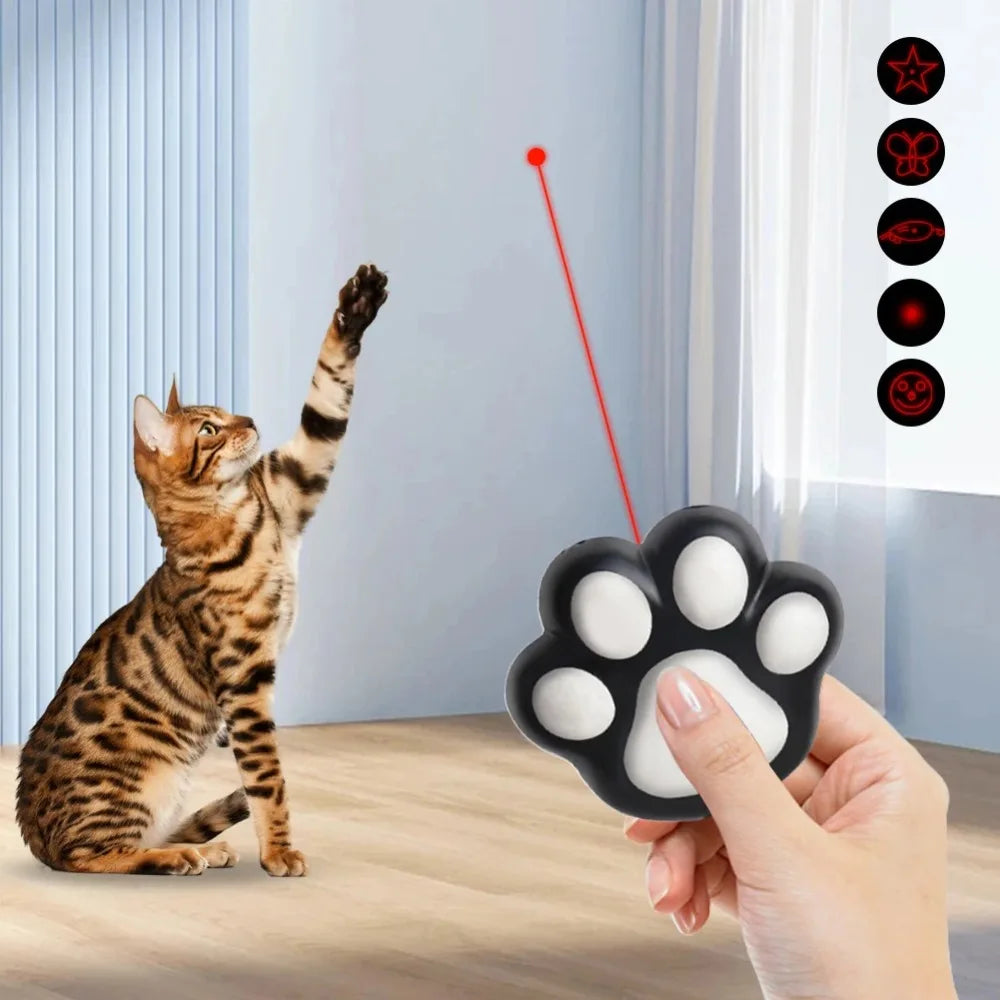 Interactive USB Rechargeable Laser Toy with Patterns