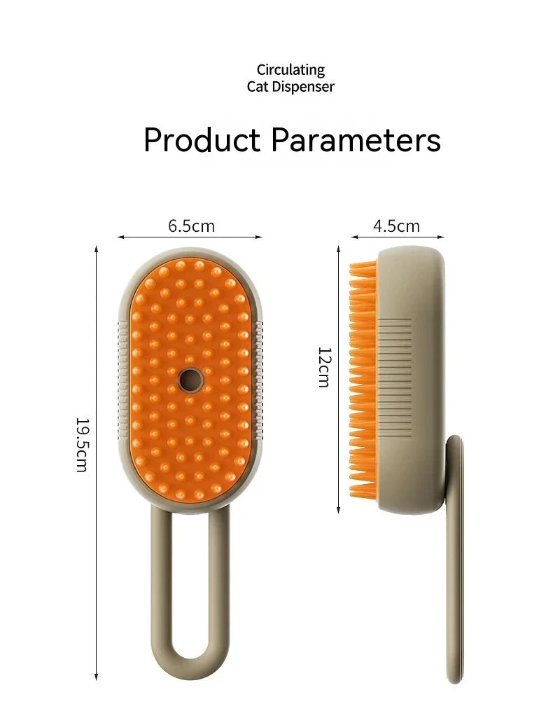 3 in 1 Electric Spray Massage Brush