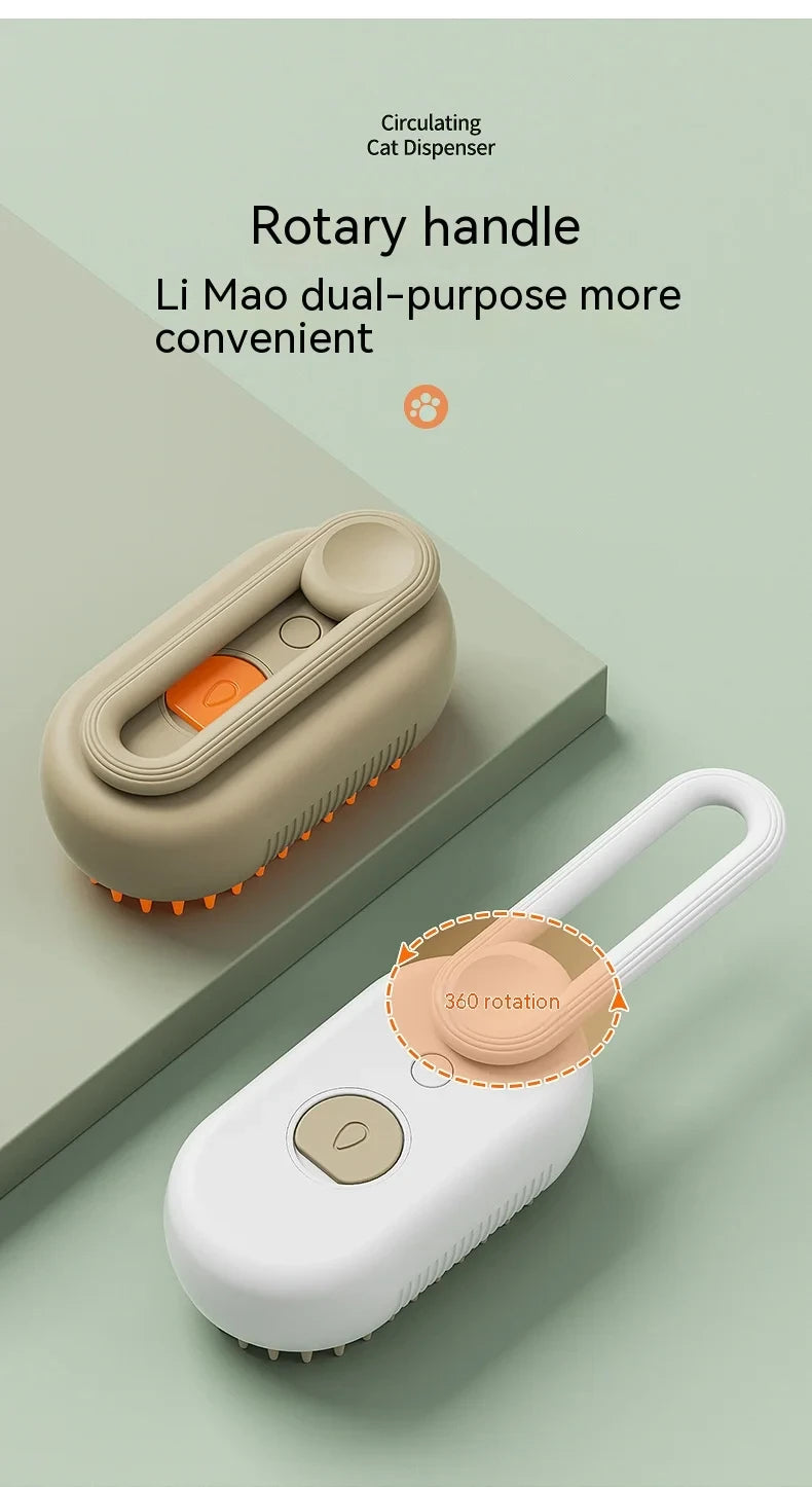 3 in 1 Electric Spray Massage Brush