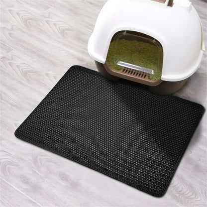 Waterproof Honeycomb Cat Litter Mat Skidproof Design