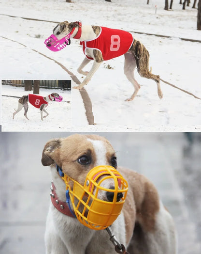 Breathable Basket Muzzle for Large Dogs