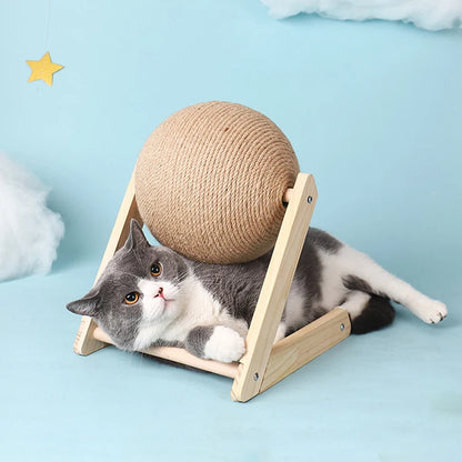Sisal Rope Scratching Ball Toy for Cats