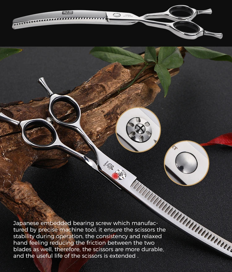 Fenice 7.0 inch Left Handed Professional Dog Grooming Scissors