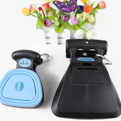 Foldable Pooper Scooper With Decomposable Bags
