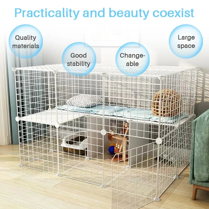 Portable Pet Playpen Heavy Duty & Foldable