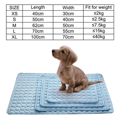Cooling Summer Pet Mat and Blanket Pad