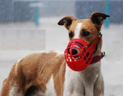 Breathable Basket Muzzle for Large Dogs