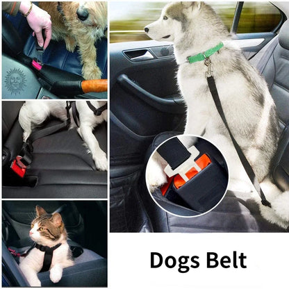 Adjustable Pet Car Seat Belt Harness Safety Clip
