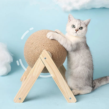 Sisal Rope Scratching Ball Toy for Cats