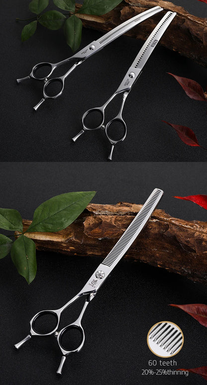 Fenice 7.0 inch Left Handed Professional Dog Grooming Scissors