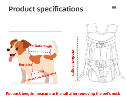 Chest Pet Bag Wrapping Large Dog Backpack