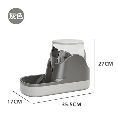 All-in-One Feeder & Fountain - 6L Smart Dispenser with Voice Alert & Moonlight Mode