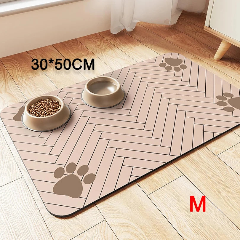 Absorbent Waterproof Pet Feeding Mat