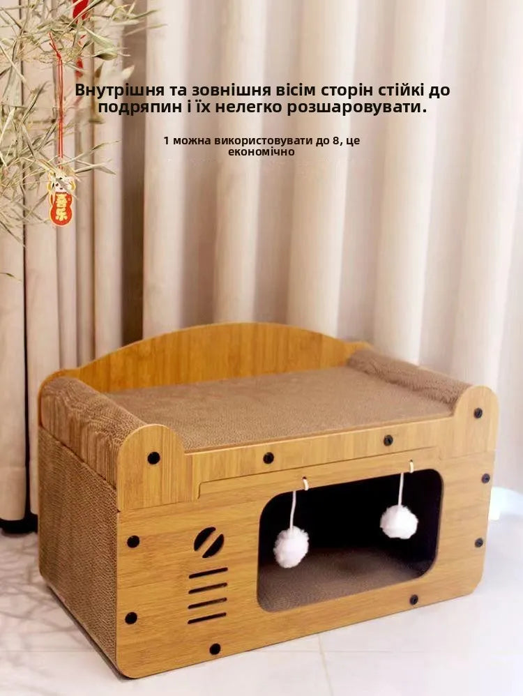 Indoor House Villa Space with Scratching Board