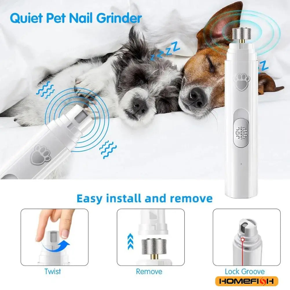 Electric Nail Grinder with Adjustable Speeds and USB Rechargeable