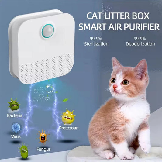 Smart Odor Purifier For Cat Litter Box [Deodorizer]