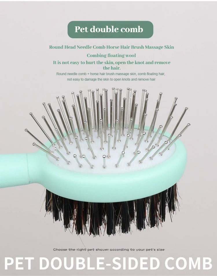 ペットユニバーサルビューティーセット 猫用コーム 両面ノットコーム 猫用爪切りコーム ノミ取りコーム 脱毛製品 ニードルコーム