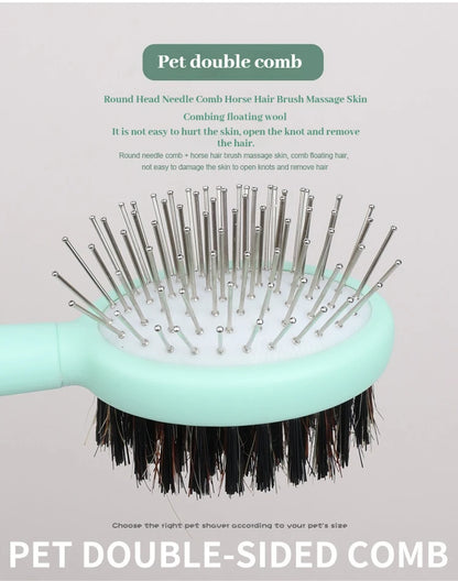 ペットユニバーサルビューティーセット 猫用コーム 両面ノットコーム 猫用爪切りコーム ノミ取りコーム 脱毛製品 ニードルコーム