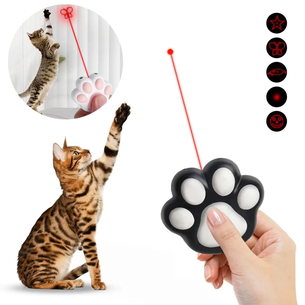 Interactive USB Rechargeable Laser Toy with Patterns