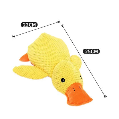 Interactive Plush Duck Chew Toy for Large Pets