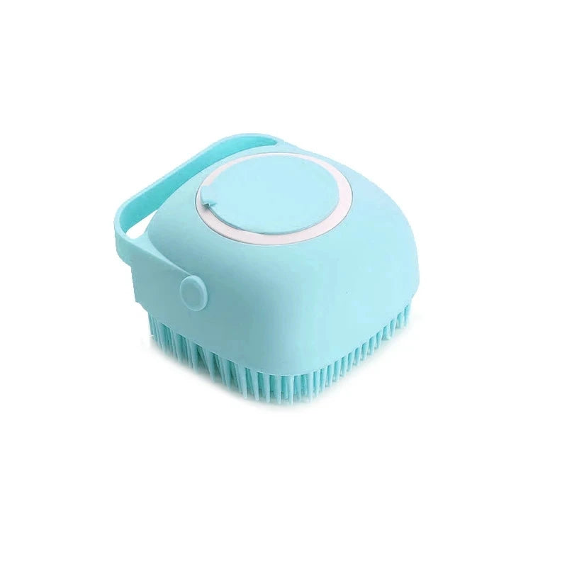 Soft Silicone Pet Bathing Brush and Massager