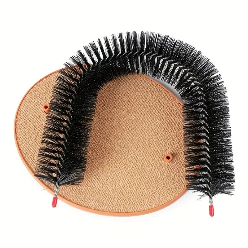 Interactive Grooming Arch with Scratching Pad