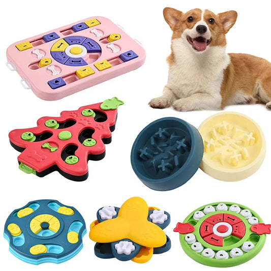 Interactive Slow Feeder Puzzle Bowl Toy