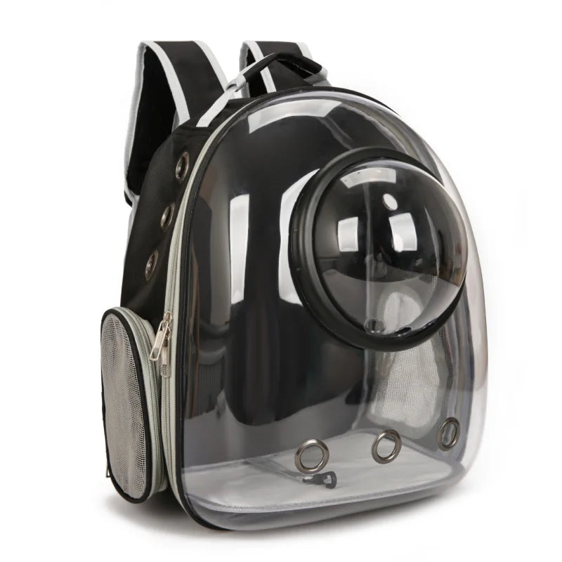 {As seen in Argylle} Space Capsule Pet Backpack-Airline Approved Transparent Carrier [Large Capacity + 360° Ventilation + Dual Handles]