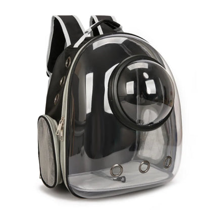 {As seen in Argylle} Space Capsule Pet Backpack-Airline Approved Transparent Carrier [Large Capacity + 360° Ventilation + Dual Handles]