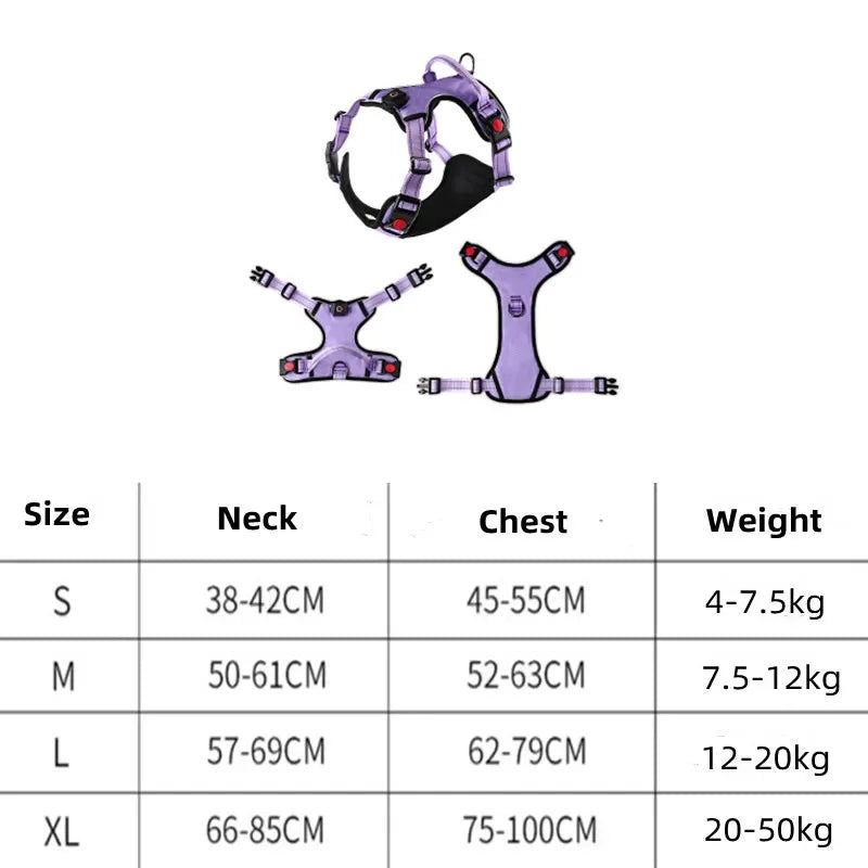 Luminous Dog Harnesses Essential for Dog Walking Safety At Night Large Dog Vest with Three LED Light Modes USB Rechargeable