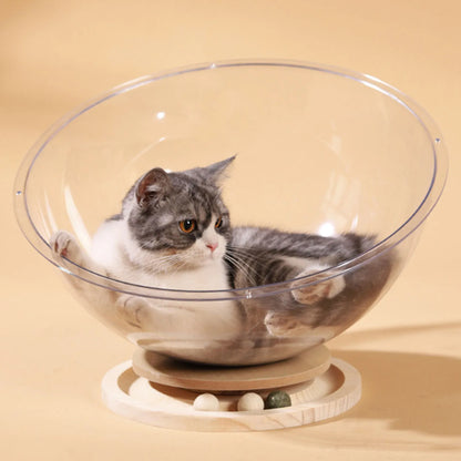 Space Capsule shaped Cat & Kitten Nest