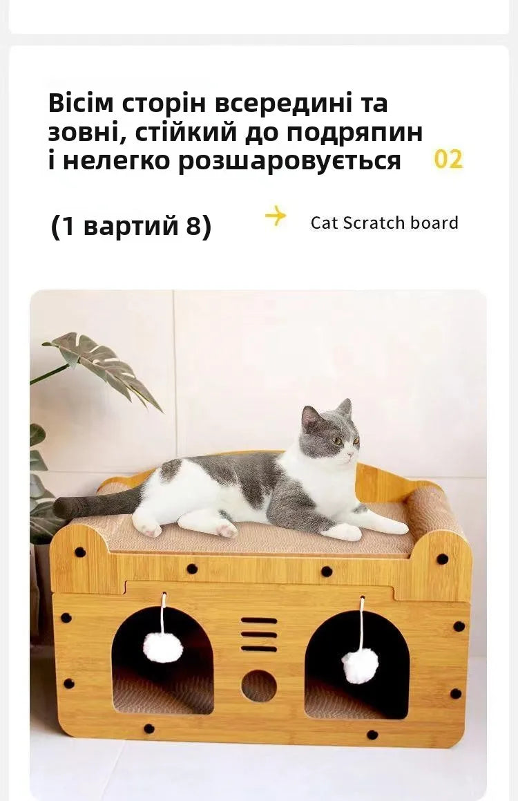 Indoor House Villa Space with Scratching Board