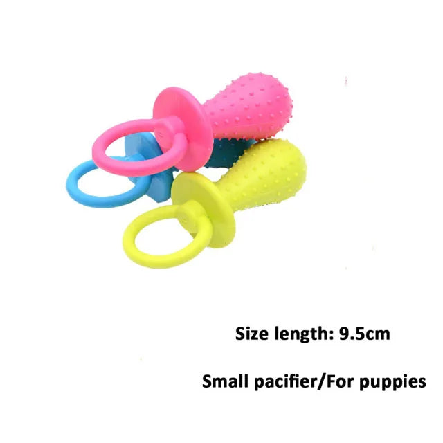 Rubber Pacifier Ring Shape Chew Toy