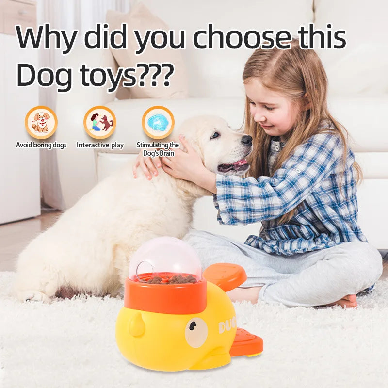 Interactive Duck Design Puzzle Feeder Toy