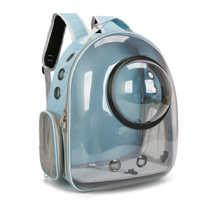 {As seen in Argylle} Space Capsule Pet Backpack-Airline Approved Transparent Carrier [Large Capacity + 360° Ventilation + Dual Handles]
