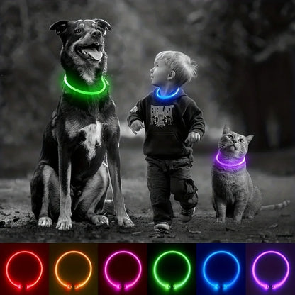 Luminous LED Light Anti-Lost Dog Collar