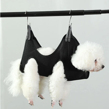 Grooming Hammock Restraint Bag with Hooks