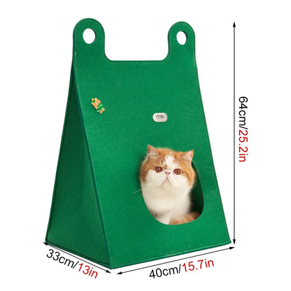 Multi-Functional Washable Felt Pet Bed Nest