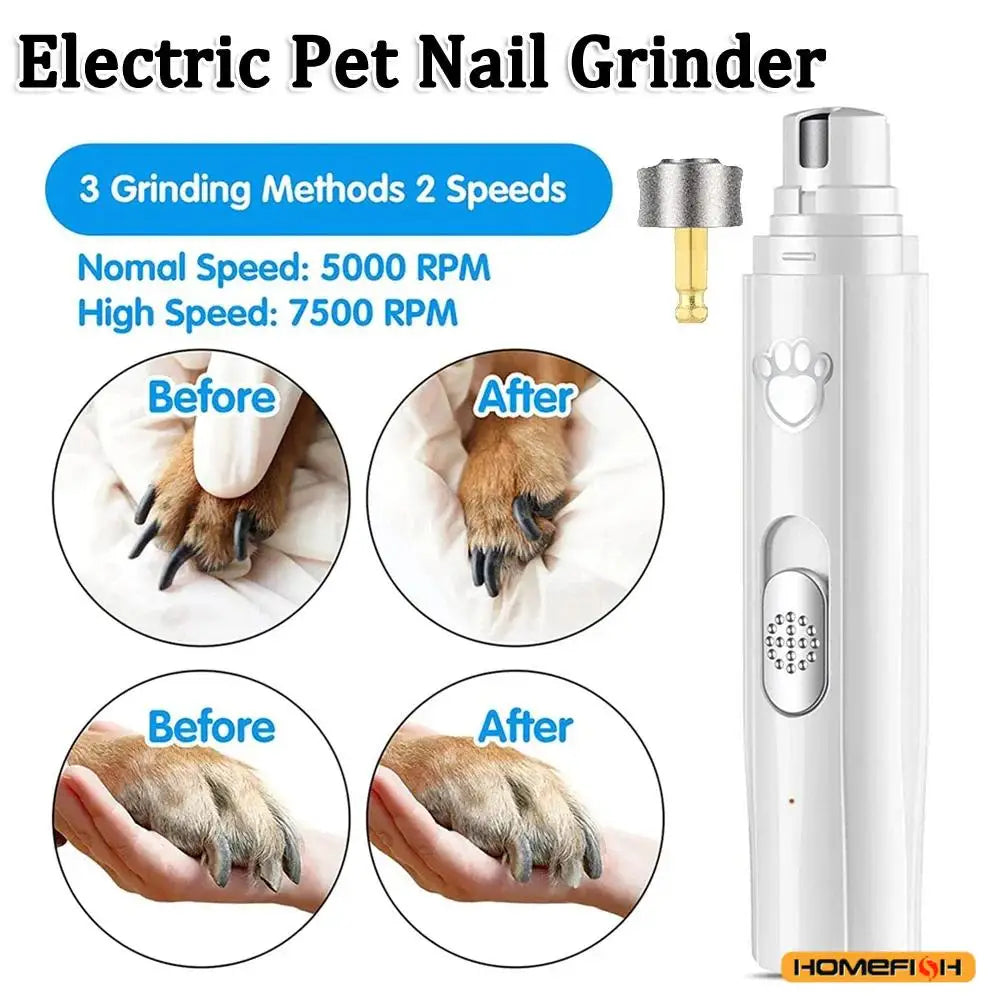 Electric Nail Grinder with Adjustable Speeds and USB Rechargeable
