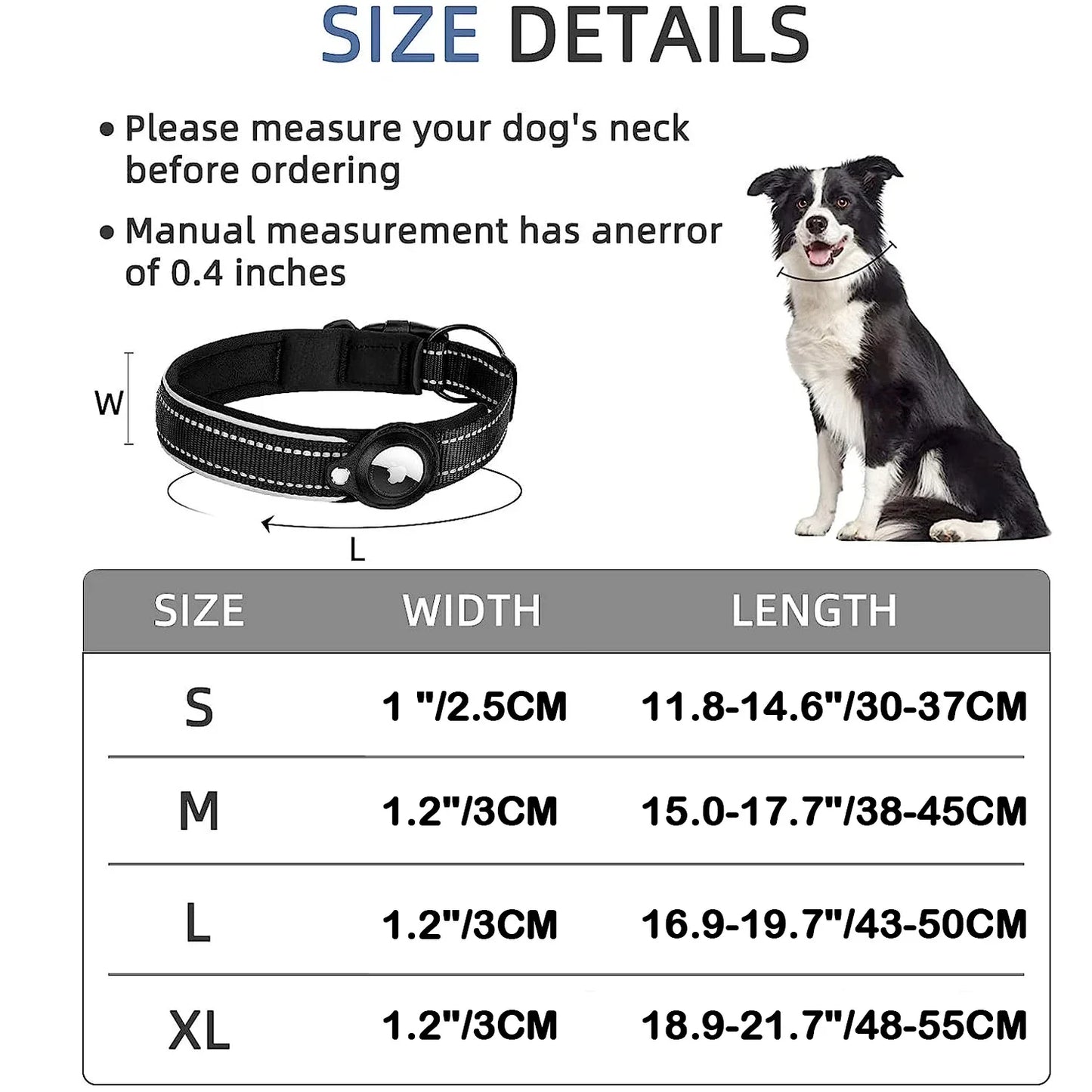 Reflective Waterproof Tracker Collar for Pets