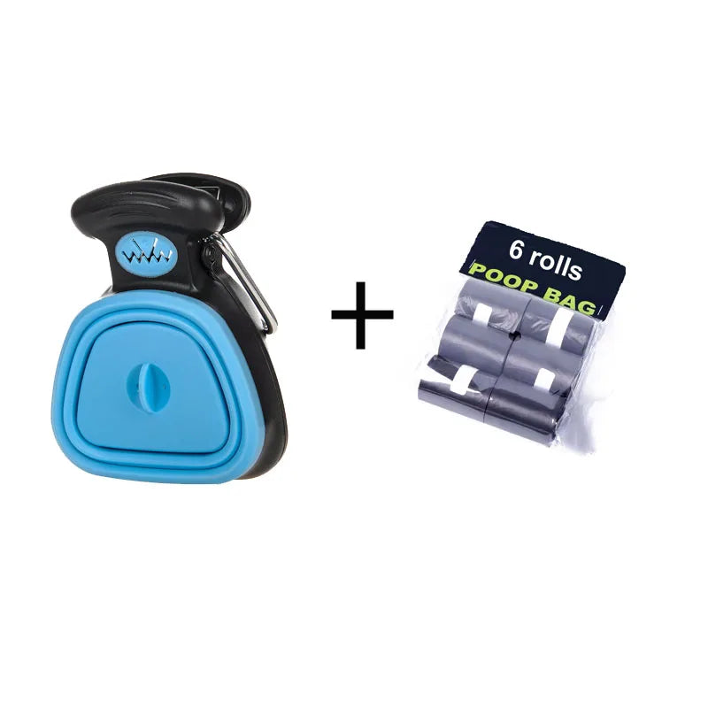 Foldable Pooper Scooper With Decomposable Bags
