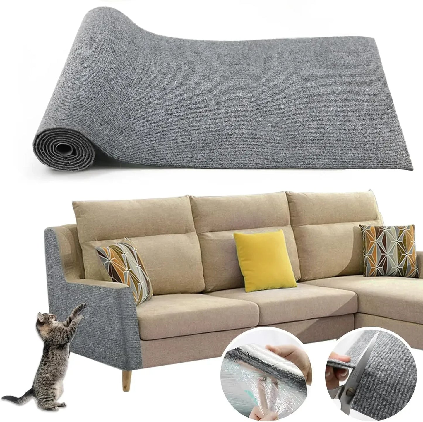 Vibrant 7 Color Cat Scratcher Sofa Protector