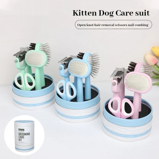5-in-1 Gentle Feline Grooming Essential Set